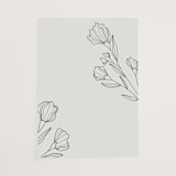 "Bouvardia" - Vellum Overlays in Midnight by Deynaaz Daraei - Vellum Overlay