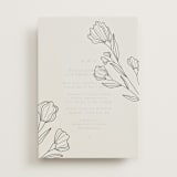 "Bouvardia" - Vellum Overlays in Midnight by Deynaaz Daraei - Vellum with Card