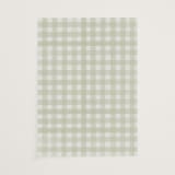 "Classic Gingham" - Vellum Overlays in Matcha by Creo Study - Vellum Overlay