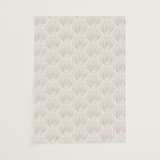 "Simple Seashell" - Vellum Overlays in Coral by Hannah Bowman - Vellum Overlay