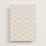 "Simple Seashell" - Vellum Overlays in Coral by Hannah Bowman - Vellum with Card