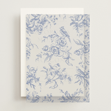 "Dreamy Toile" - Vellum Overlays in Blueberry by Teju Reval - Front
