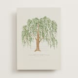 "Weeping Willow (add-on)" - Vellum Overlays in Ivory by Petra Kern - Vellum with Card