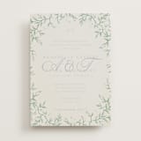 "Wisteria" - Vellum Overlays in Periwinkle by Kristen Smith - Vellum with Card