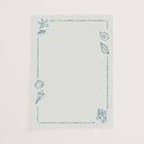"Puglia" - Vellum Overlays in Ocean by Pati Cascino - Vellum Overlay