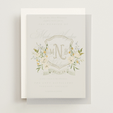 "Avalon" - Vellum Overlays in Chiffon by Everett Paper Goods - Front