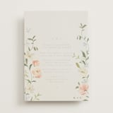 "Garden View" - Vellum Overlays in Peach by Everett Paper Goods - Vellum with Card