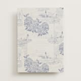 "Coastal Toile" - Vellum Overlays in Periwinkle by Jenna Holcomb - Vellum with Card