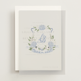 "SweetHearts" - Vellum Overlays in Periwinkle by Design Lotus - Front
