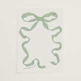 "Antique Ribbon" - Vellum Overlays in Pistachio by Olivia Kanaley Inman - Vellum Overlay