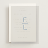 "Connected" - Vellum Overlays in Bluebell by Claudia Orengo - Front