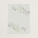 "Sweeping Meadow" - Vellum Overlays in Wisteria by Everett Paper Goods - Vellum Overlay