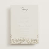 "Vineyard" - Vellum Overlays in Pecan by Sarah Brown - Vellum with Card