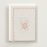 "Party On!" - Vellum Overlays in Sangria Spark by Zove Ahhh - Front