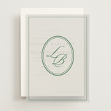"Scripted" - Vellum Overlays in Emerald by Creo Study - Front