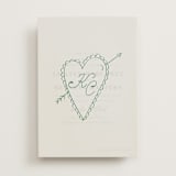 "Crazy Little Thing Called Love" - Vellum Overlays in Avocado by Helena Vitto - Vellum with Card