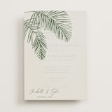 "Palm Arbor" - Vellum Overlays in Sage by Owl and Toad - Vellum with Card
