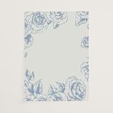 "garden" - Vellum Overlays in Cerulean by Leah Bisch - Vellum Overlay