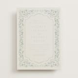 "Delicate Vines" - Vellum Overlays in Periwinkle by Kristen Smith - Vellum with Card
