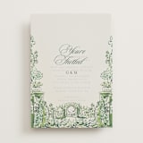 "gates and pillars" - Vellum Overlays in Sap by Becky Nimoy - Vellum with Card