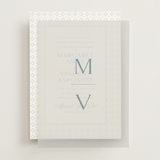"Coastal Charm" - Vellum Overlays in Dusty Blue by Jennifer Postorino - Front