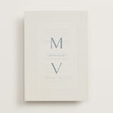 "Coastal Charm" - Vellum Overlays in Dusty Blue by Jennifer Postorino - Vellum with Card