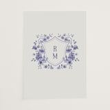 "Blooming Crest" - Vellum Overlays in Plum by Cass Loh - Vellum Overlay