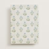 "Patterned florals" - Vellum Overlays in Powder Blue by Creo Study - Vellum with Card