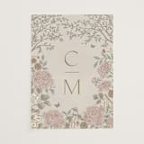 "dancing in the garden" - Vellum Overlays in Blush Meadow by Grae - Vellum Overlay