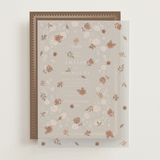 "Blooming path" - Vellum Overlays in Chocolate by Paola Benenati - Front