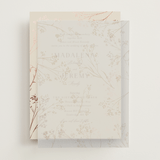 "Shining Florals" - Vellum Overlays in Almond by frau brandt - Front