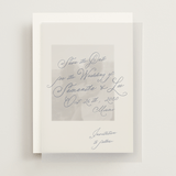 "Twirl" - Vellum Overlays in Dusty Blue by AK Graphics - Front