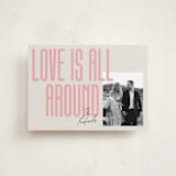 "Love is All Around" - Valentine's Day Cards in Petal by Jackie Crawford - Front