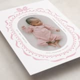 "delicate ribbon" - Valentine's Day Cards in Ballet Slipper by Paula Pecevich - Detail