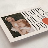 "Mod Heart" - Valentine's Day Cards in Cherry by Ekko Studio - Detail