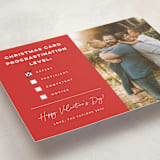 "Procrastination Expert" - Valentine's Day Cards in Poinsettia by Erica Krystek - Detail