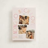 "Lovely Type" - Valentine's Day Cards in Bubblegum by Laura Hankins - Front