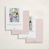 "Always Happy" - Valentine's Day Cards in Blush by Baumbirdy - Back of Card Options