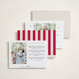 "Big Type" - Valentine's Day Cards in Cream by Baumbirdy - Back of Card Options