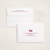 "Big Type" - Valentine's Day Cards in Cream by Baumbirdy - FREE Recipient Addressing