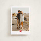 "Minimal heart" - Valentine's Day Cards in Strawberry by Stacey Meacham - Front