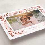 "Flora Frame" - Valentine's Day Cards in Poppy by Laura Hankins - Detail