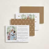 "Tiny Heart" - Valentine's Day Cards in Caramel by Ani Somi - Back of Card Options