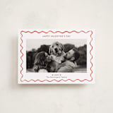 "handdrawn wavy border" - Valentine's Day Cards in Cotton by Cass Loh - Front