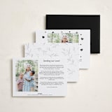 "Serene Surround" - Valentine's Day Cards in Snow by Kelly Schmidt - Back of Card Options