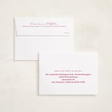 "Simply the cutest" - Valentine's Day Cards in Magenta by Lea Delaveris - FREE Recipient Addressing