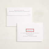 "scallop edge" - Valentine's Day Cards in Crimson by Sara Hicks Malone - FREE Recipient Addressing