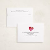 "Biggest Heart" - Valentine's Day Cards in Cherry by Pixel and Hank - FREE Recipient Addressing