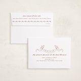 "Vintage Heart" - Valentine's Day Cards in Dusty Rose by Jenna Holcomb - FREE Recipient Addressing