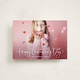 "Sweet Script" - Valentine's Day Cards in White Chocolate by Hooray Creative - Front